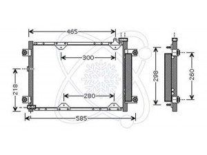 ELECTRO AUTO 30I0014 kondensatorius, oro kondicionierius 
 Oro kondicionavimas -> Kondensatorius
9531065D00, 9531065D11