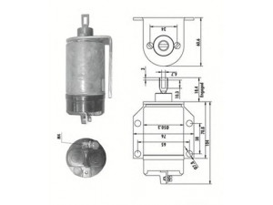 MAGNETI MARELLI 940113050245 solenoidinis jungiklis, starteris