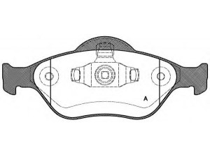 OPEN PARTS BPA0766.00 stabdžių trinkelių rinkinys, diskinis stabdys 
 Techninės priežiūros dalys -> Papildomas remontas
1101462, 1101463, 1101464, 1128463