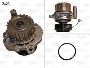 VALEO 506532 vandens siurblys 
 Aušinimo sistema -> Vandens siurblys/tarpiklis -> Vandens siurblys
06A121011C, 06A121011E, 06A121011F