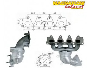 MAGNAFLOW 86385 katalizatoriaus keitiklis 
 Išmetimo sistema -> Katalizatoriaus keitiklis
7700108304