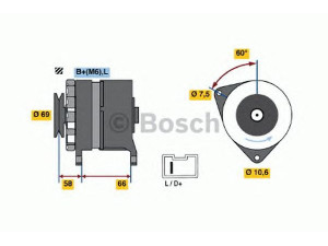 BOSCH 0 986 037 051 kintamosios srovės generatorius 
 Elektros įranga -> Kint. sr. generatorius/dalys -> Kintamosios srovės generatorius
5705 1E, 95 495 039, 95 619 193