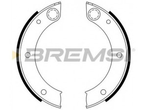 BREMSI GF0396 stabdžių trinkelių komplektas, stovėjimo stabdis
91135209710, 583051GA00