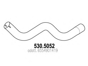 ASSO 530.5052 išleidimo kolektorius
6554901419