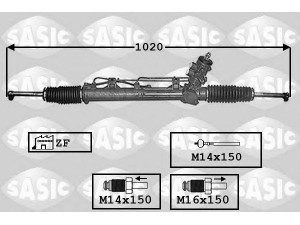 SASIC 7006012 vairo pavara 
 Vairavimas -> Vairo pavara/siurblys
32131092335, 32131134944, 32131137198