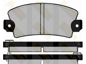 Brake ENGINEERING PA228 stabdžių trinkelių rinkinys, diskinis stabdys 
 Techninės priežiūros dalys -> Papildomas remontas
5501436, 75531486, 95663076, 0000000791440