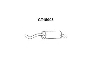 VENEPORTE CT15008 galinis duslintuvas 
 Išmetimo sistema -> Duslintuvas
1726K6, 95576334, 95588571, 96046471