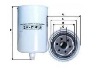 UNIFLUX FILTERS XN712 kuro filtras 
 Techninės priežiūros dalys -> Papildomas remontas
3 000 301, 9912-03410, A-77470