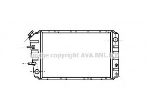 AVA QUALITY COOLING SU2004 radiatorius, variklio aušinimas
645010491, 745111040, 745111041