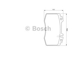 BOSCH 0 986 494 012 stabdžių trinkelių rinkinys, diskinis stabdys
M6107E01, 003 420 05 20, 003 420 08 20
