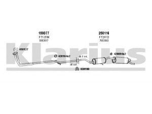 KLARIUS 330258E išmetimo sistema 
 Išmetimo sistema -> Išmetimo sistema, visa
