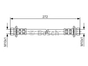 BOSCH 1 987 481 307 stabdžių žarnelė 
 Stabdžių sistema -> Stabdžių žarnelės
90947 02618, 90947 02720