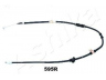 ASHIKA 131-05-595R trosas, stovėjimo stabdys 
 Stabdžių sistema -> Valdymo svirtys/trosai
MB520363