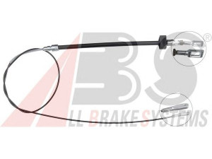 A.B.S. K13964 trosas, stovėjimo stabdys 
 Stabdžių sistema -> Valdymo svirtys/trosai
9014202785