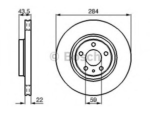 BOSCH 0 986 478 521 stabdžių diskas 
 Stabdžių sistema -> Diskinis stabdys -> Stabdžių diskas
0000060569386, 1641022023, 60551775