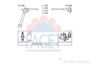 FACET 4.9435 uždegimo laido komplektas 
 Kibirkšties / kaitinamasis uždegimas -> Uždegimo laidai/jungtys
90919-22373