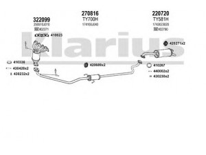 KLARIUS 900508E išmetimo sistema 
 Išmetimo sistema -> Išmetimo sistema, visa