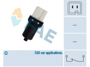 FAE 24440 stabdžių žibinto jungiklis 
 Stabdžių sistema -> Stabdžių žibinto jungiklis
96.040.821, 9604082180, 9619403780