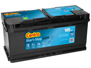 CENTRA CK1050 starterio akumuliatorius; starterio akumuliatorius 
 Elektros įranga -> Akumuliatorius
62 21 7 604 809, 1J0 915 105 AK