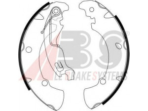 A.B.S. 9154 stabdžių trinkelių komplektas 
 Techninės priežiūros dalys -> Papildomas remontas
77362449, 77362449