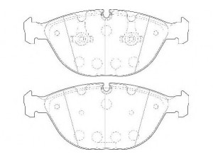 WAGNER WBP23894A stabdžių trinkelių rinkinys, diskinis stabdys 
 Techninės priežiūros dalys -> Papildomas remontas
34116756350, 34116761282