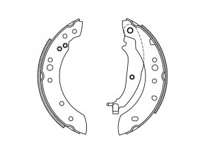 OPEN PARTS BSA2227.00 stabdžių trinkelių komplektas 
 Techninės priežiūros dalys -> Papildomas remontas
MN186120, 4544200202, A4544200202