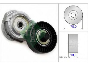 INA 534 0137 30 įtempiklio svirtis, V formos rumbuotas diržas 
 Diržinė pavara -> V formos rumbuotas diržas/komplektas -> Įtempiklis
0 4668 509AB, 0 4668 509AC, 0 4668 509AD