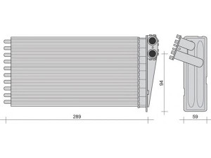 MAGNETI MARELLI 350218273000 šilumokaitis, salono šildymas 
 Šildymas / vėdinimas -> Šilumokaitis
6448.K3, 6448K3