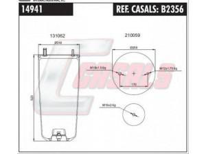 CASALS B2356 dėklas, pneumatinė pakaba
0542941250