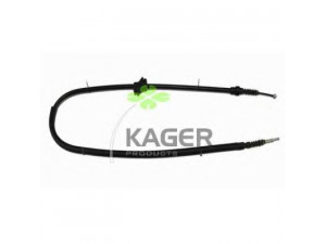 KAGER 19-0336 trosas, stovėjimo stabdys 
 Stabdžių sistema -> Valdymo svirtys/trosai
893609722F