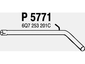 FENNO P5771 išleidimo kolektorius 
 Išmetimo sistema -> Išmetimo vamzdžiai
6Q7253201C
