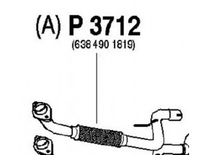 FENNO P3712 išleidimo kolektorius 
 Išmetimo sistema -> Išmetimo vamzdžiai
repair pipe
