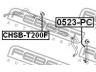 FEBEST CHSB-T200F skersinio stabilizatoriaus įvorių komplektas
96653351, 96870461