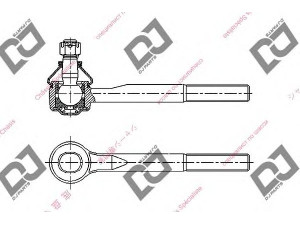 DJ PARTS DE1283 skersinės vairo trauklės galas 
 Vairavimas -> Vairo mechanizmo sujungimai
45406-39125, 4540639125