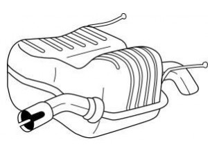 AKS DASIS SG41642 galinis duslintuvas