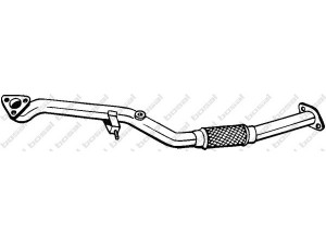 BOSAL 852-409 išleidimo kolektorius 
 Išmetimo sistema -> Išmetimo vamzdžiai
8 58 165, 92 02 891
