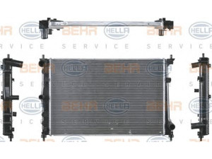 HELLA 8MK 376 781-611 radiatorius, variklio aušinimas