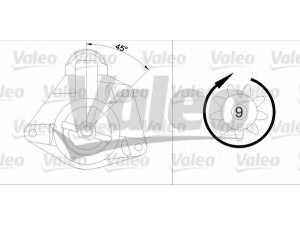 VALEO 436089 starteris 
 Elektros įranga -> Starterio sistema -> Starteris
055903023R, 55903023R, 580248, 5802-48
