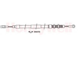 BENDIX 431131B trosas, stovėjimo stabdys 
 Stabdžių sistema -> Valdymo svirtys/trosai
474554, ZF05925334, 5925334, 474554
