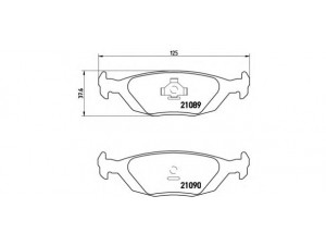 BREMBO P 71 003 stabdžių trinkelių rinkinys, diskinis stabdys 
 Techninės priežiūros dalys -> Papildomas remontas
33425349, 4196317, 5055967, 8967101
