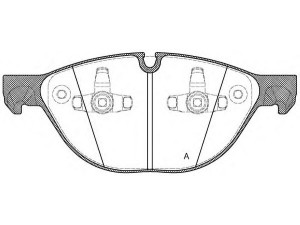 OPEN PARTS BPA1298.00 stabdžių trinkelių rinkinys, diskinis stabdys 
 Techninės priežiūros dalys -> Papildomas remontas
34116778048, 34116791514