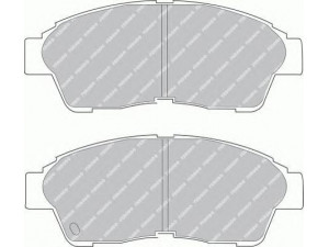 FERODO FSL867 stabdžių trinkelių rinkinys, diskinis stabdys 
 Techninės priežiūros dalys -> Papildomas remontas
04465-42060, 0446505010, 0446512540