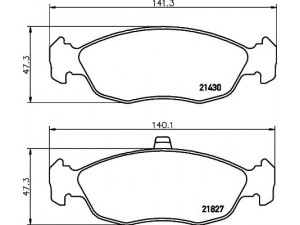 HELLA PAGID 8DB 355 008-291 stabdžių trinkelių rinkinys, diskinis stabdys 
 Techninės priežiūros dalys -> Papildomas remontas
1611458480, 415188, 425121, 425134