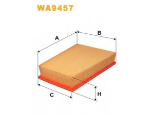 WIX FILTERS WA9457 oro filtras 
 Techninės priežiūros dalys -> Techninės priežiūros intervalai
8200166615, 8200371661, 8200378889
