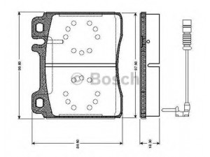 BOSCH 0 986 TB2 687 stabdžių trinkelių rinkinys, diskinis stabdys 
 Techninės priežiūros dalys -> Papildomas remontas
002 420 04 20, A 002 420 04 20