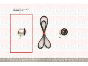 FAI AutoParts TBK135 paskirstymo diržo komplektas 
 Techninės priežiūros dalys -> Papildomas remontas