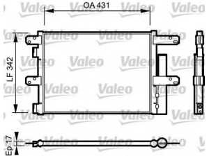 VALEO 818116 kondensatorius, oro kondicionierius 
 Oro kondicionavimas -> Kondensatorius
504080822