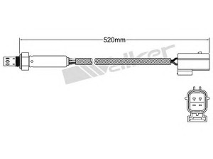 WALKER PRODUCTS 250-24804 lambda jutiklis 
 Variklis -> Variklio elektra
ERR 1834