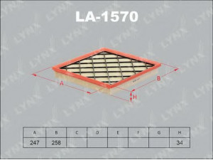 LYNXauto LA-1570 oro filtras 
 Techninės priežiūros dalys -> Techninės priežiūros intervalai
08 34 188, 08 34 196, 08 35 056