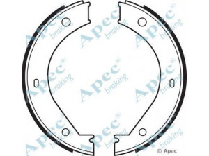 APEC braking SHU486 stabdžių trinkelė 
 Stabdžių sistema -> Būgninis stabdys -> Stabdžių įdėklas/ trinkelė
34411121512, 34411155123, 34411155523